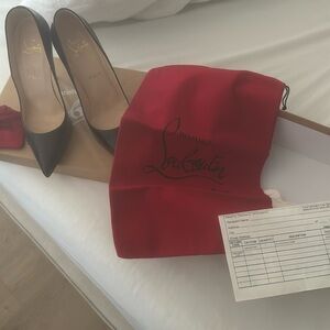 Christian Louboutin So Kate black heels